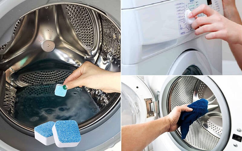Quy trình vệ sinh máy giặt tại Hà Nội