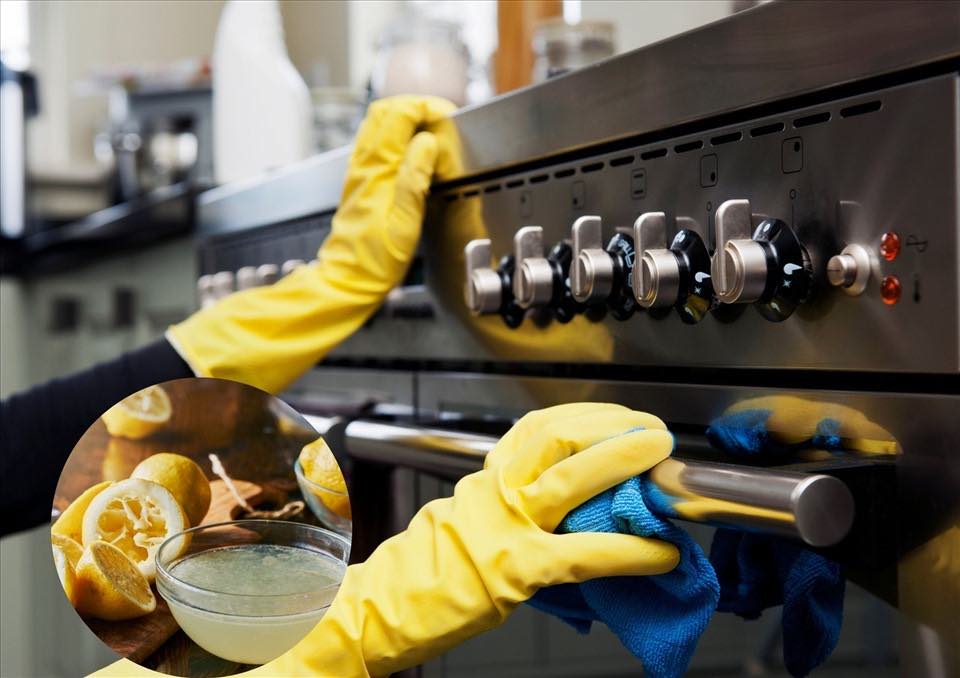 Những cách làm sạch vết dầu mỡ trên bếp đơn giản nhưng hiệu quả